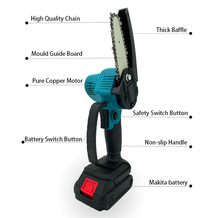 OEM Electric Cordless 4/6inches Chiansaw YZHDLJ-02