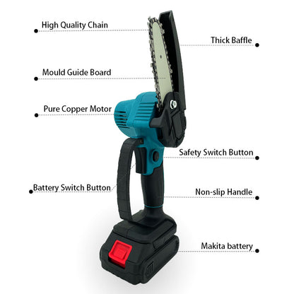OEM Electric Cordless 4/6inches Chiansaw YZHDLJ-02