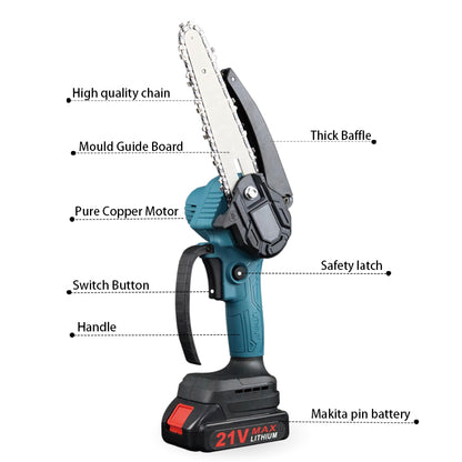 OEM Electric Cordless 4/6inches Chiansaw YZHDLJ-03