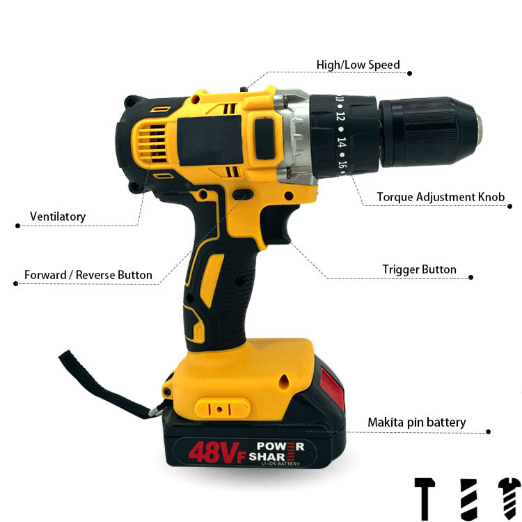 OEM Electric Power Drills Yellow YZHDZH-002