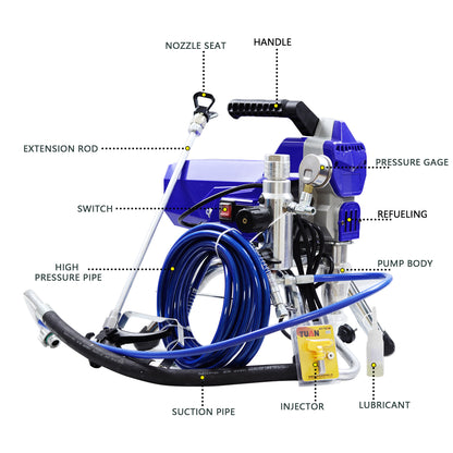 OEM Electric Paint Spray Gun YZHPTJ-003