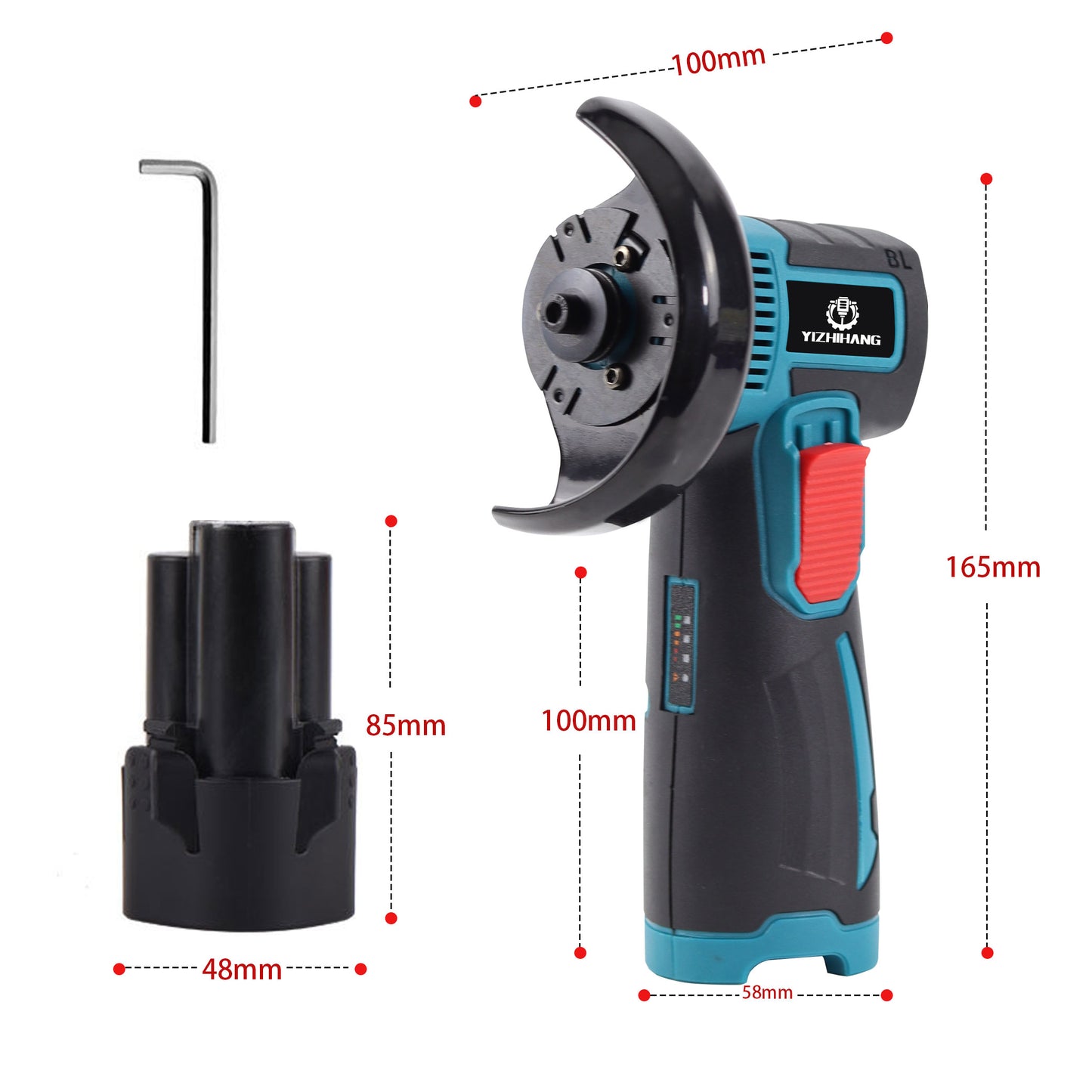 OEM Electric Mini Angle Grinder YZHJMJ-021