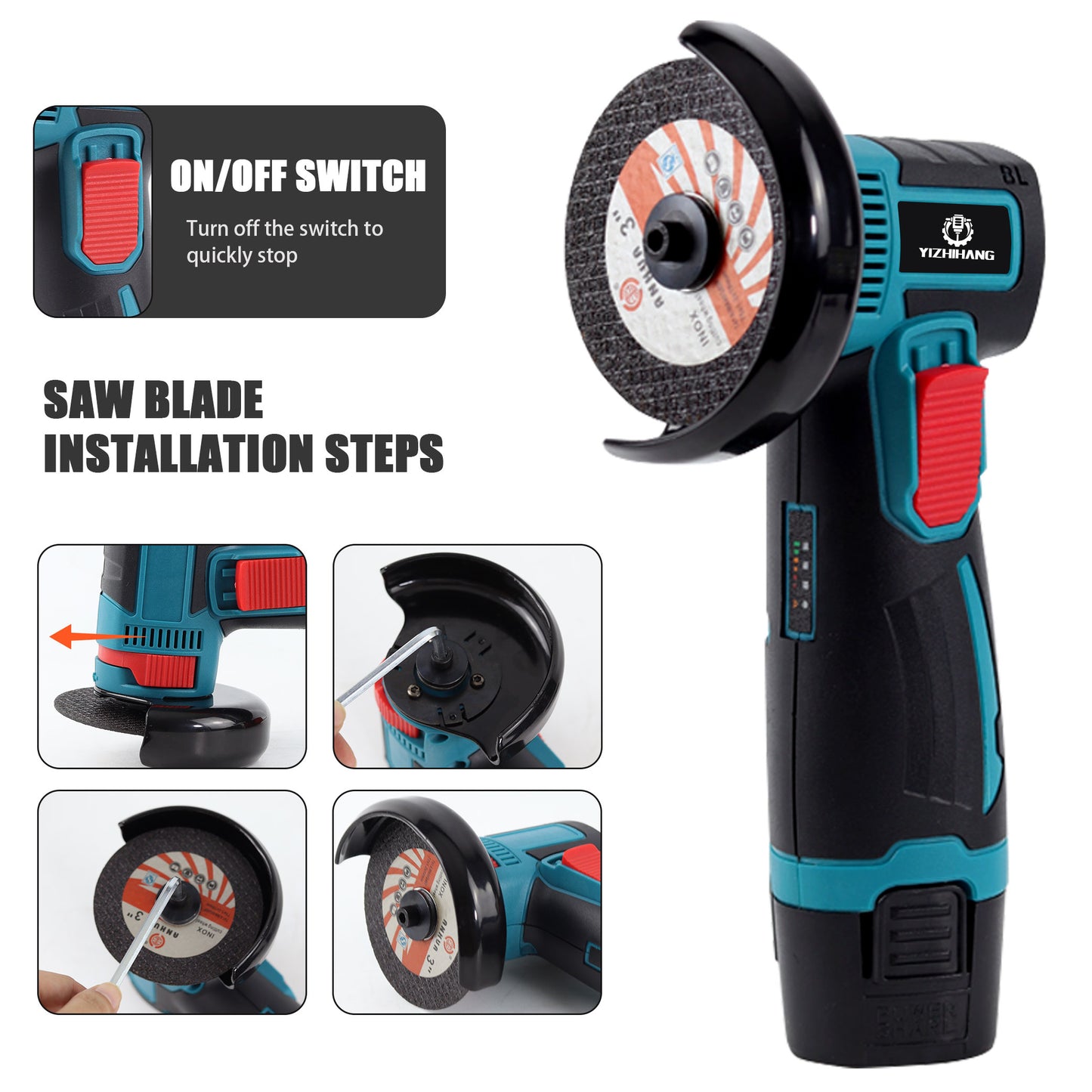 OEM Electric Mini Angle Grinder YZHJMJ-021
