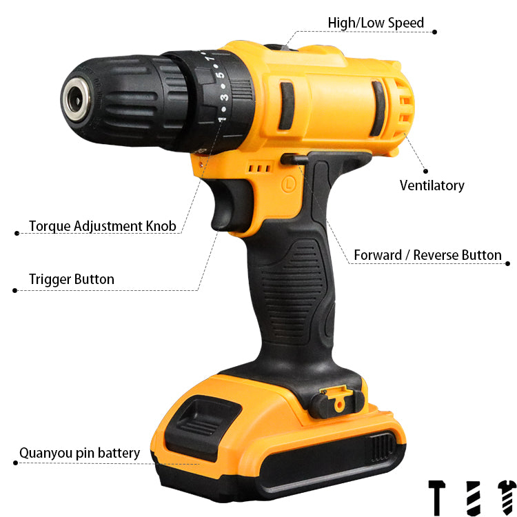 OEM Electric Power Drills Yellow YZHDZH-004