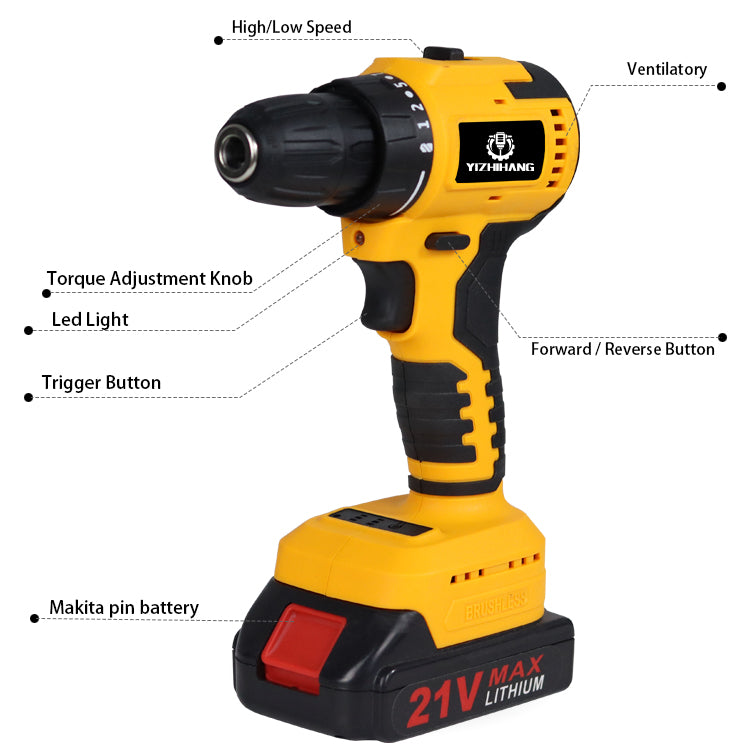 OEM Electric Power Drills Yellow YZHDZH-006