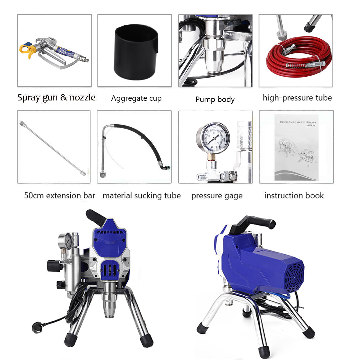 OEM Electric Paint Spray Gun YZHPTJ-001